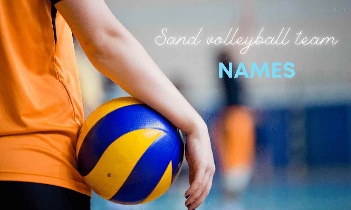 Sand volleyball team names