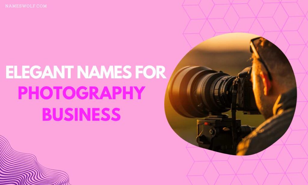 350+ Photography Business Names That Sounds Professional NamesWolf