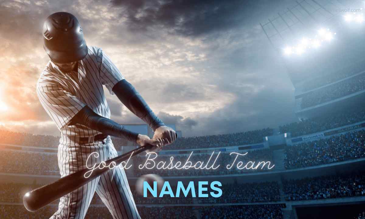 Good baseball team names
