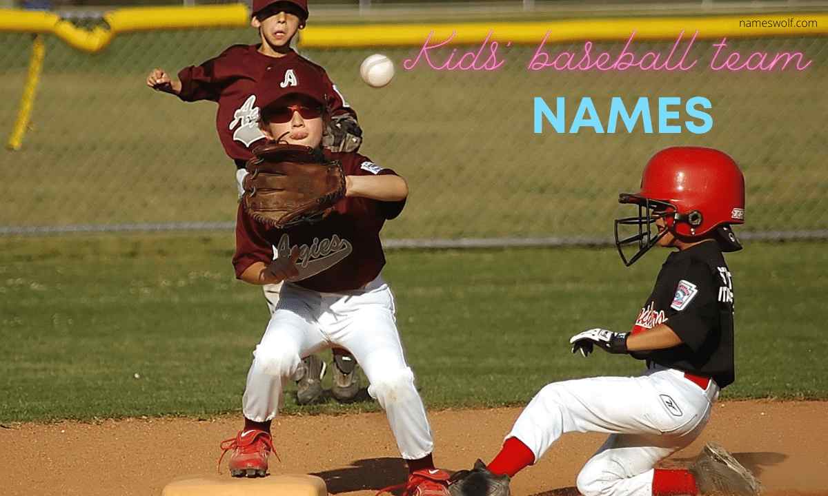 Kids' baseball team names