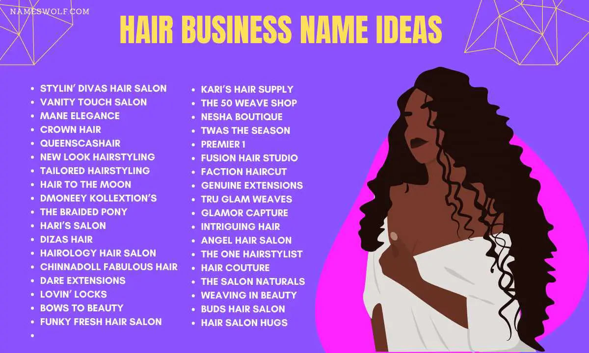 Hair clip business name ideas