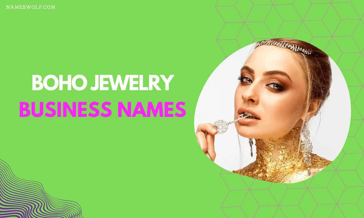 Boho jewelry business names