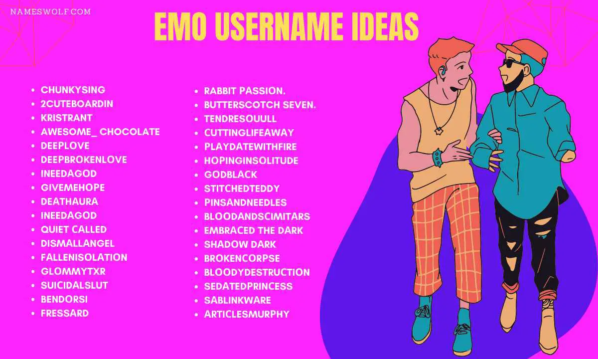 750+ Emo Usernames That Make You Stand Out From The Crowd