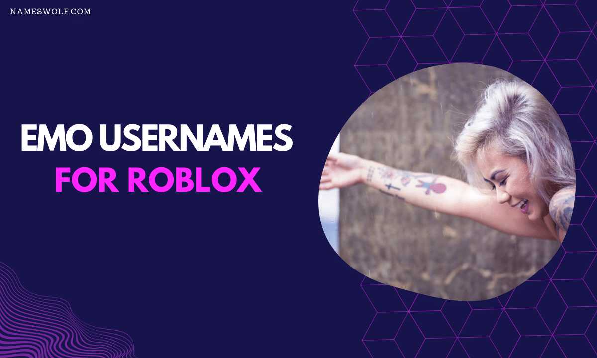 Emo usernames for Roblox