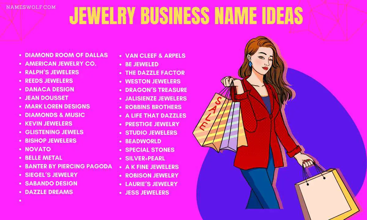 Jewelry business name ideas