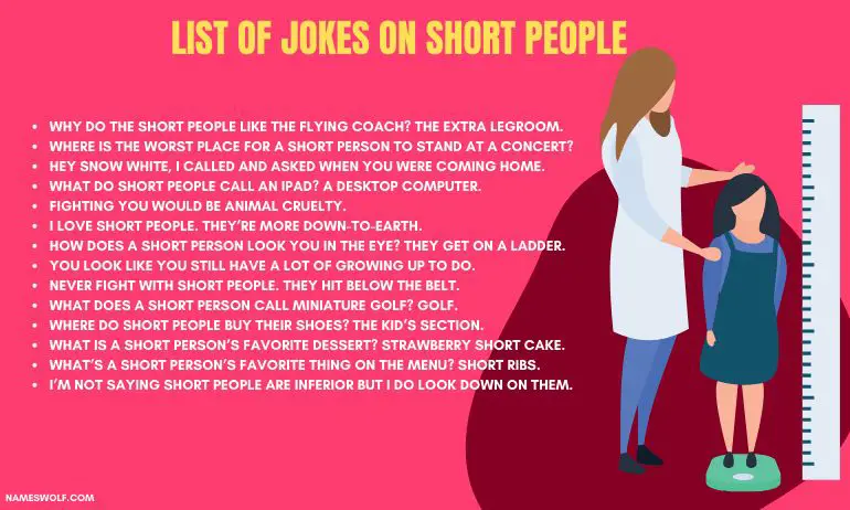 list of jokes on short people