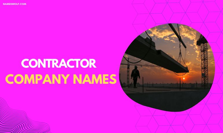 Contractor Company Names