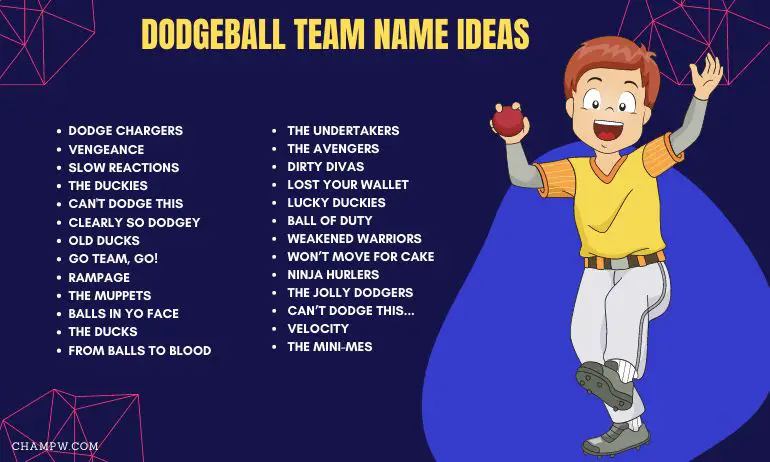 dodgeball Team Name Ideas