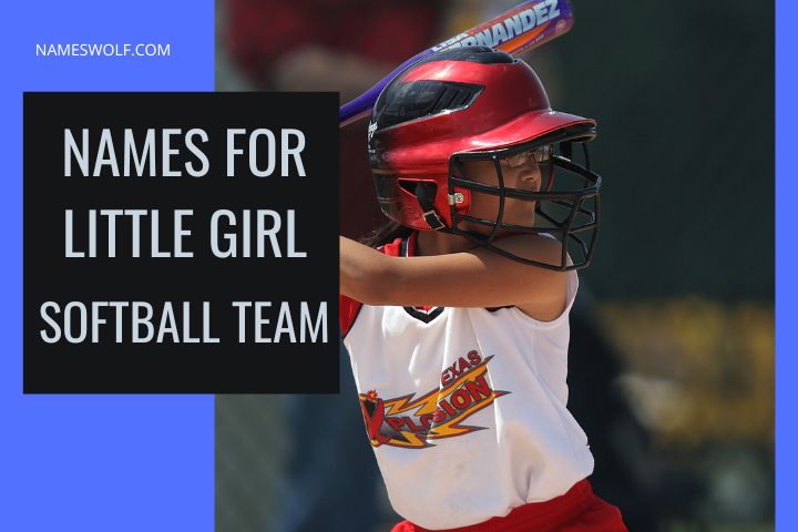 NAMES FOR LITTLE GIRL SOFTBALL TEAM