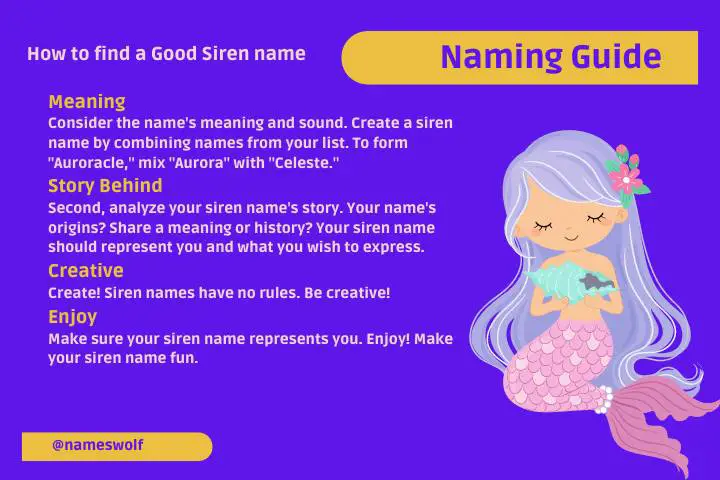 How to find a Good Siren name
