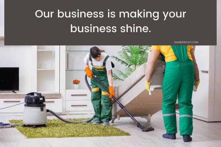 Our business is making your business shine