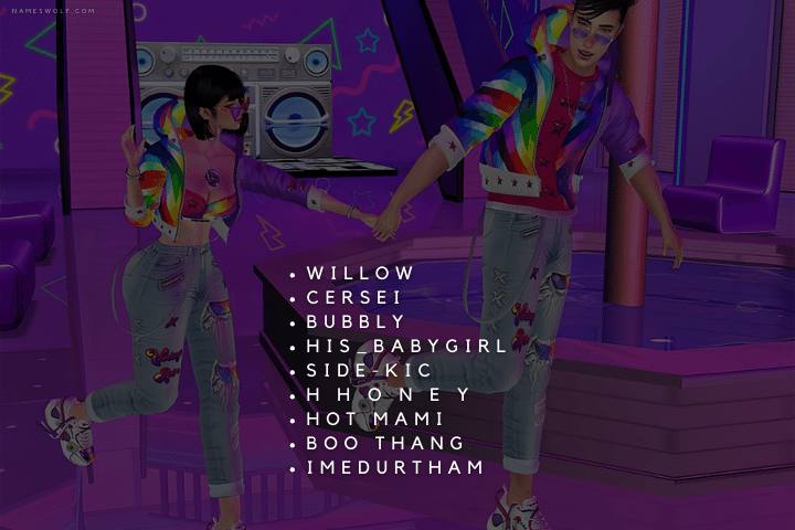 Cute IMVU Names Ideas