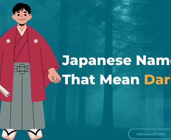 Japanese Names That Mean Dark