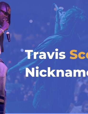 Travis Scott Nicknames